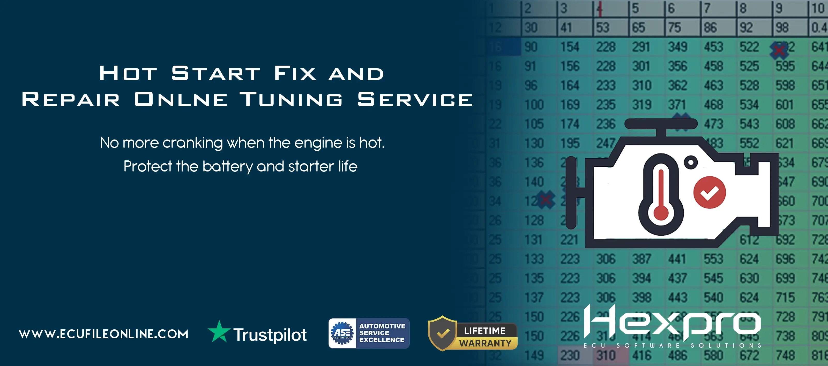 Hot Start Control Hot Start Repair Fix Online Service | HEXPRO